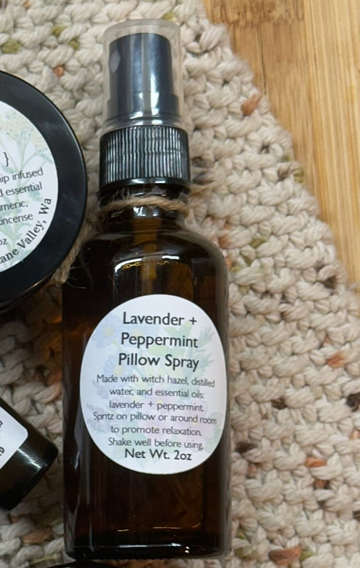Lavender + Peppermint Pillow Spray