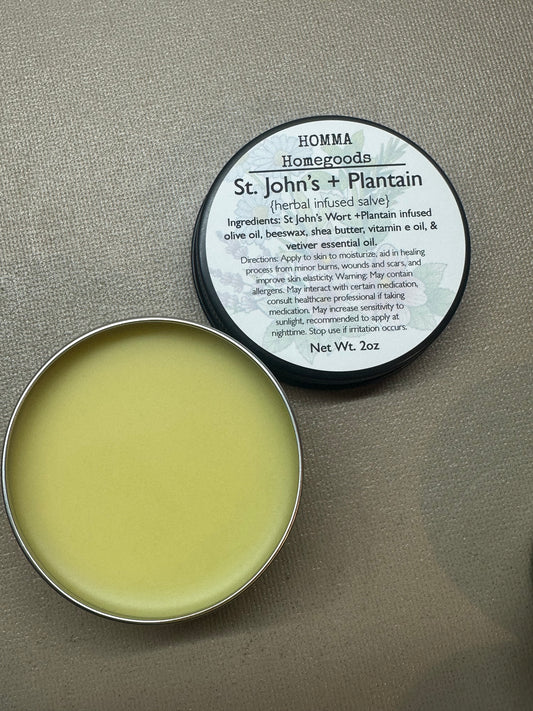 St John's + Plantain Salve